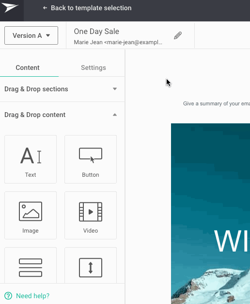How to add preheader text with Mailjet