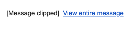clipped message in Gmail